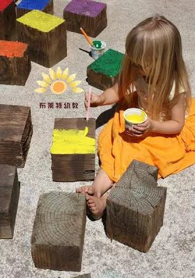 户外游戏 | 看国外幼儿园如何利用废物改造户外游戏-幼师课件网第42张图片