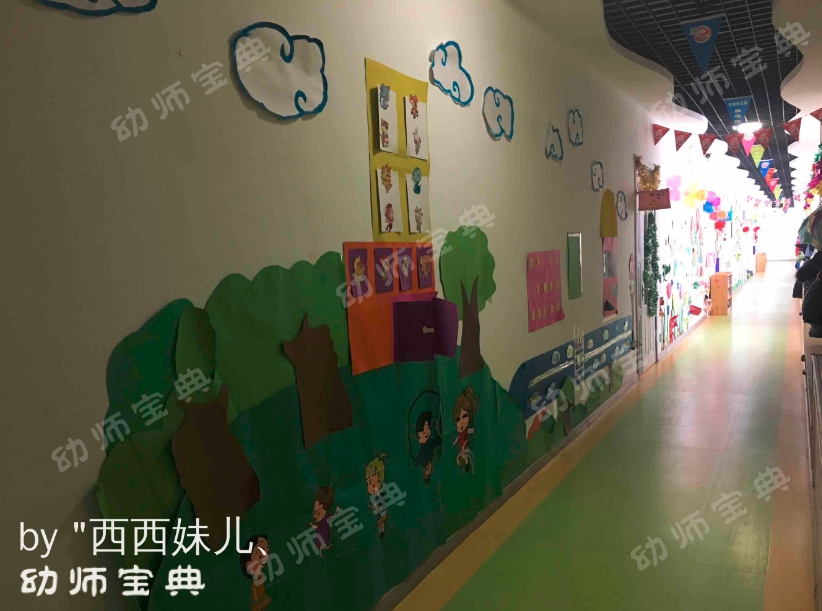 环创 | 春季开学走廊环创与吊饰-幼师课件网第5张图片