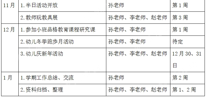 中班学期工作计划（条理清晰，内容全面，还带月份工作表）-幼师课件网第14张图片