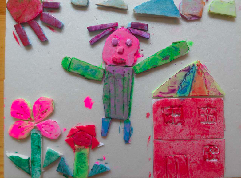 神秘的版画 | 大中小班如何画好版画？美工区如何布置？-幼师课件网第11张图片