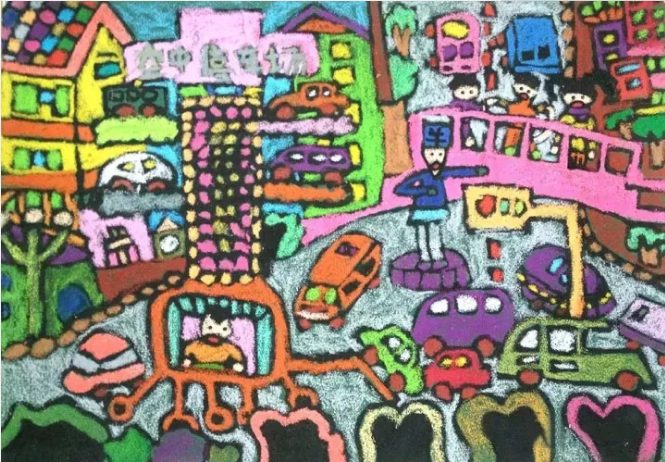 砂纸画 | 当油画棒遇到砂纸，不一样的色彩就这样碰撞出来了！-幼师课件网第17张图片