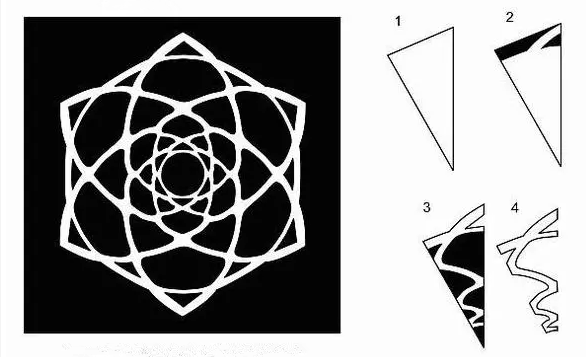 手工 | 冬天到了，你会剪雪花吗？23种雪花剪纸任你挑选~-幼师课件网第14张图片