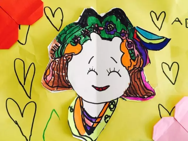 绘画 | 三八节、母亲节就该画画妈妈的头发-幼师课件网第12张图片