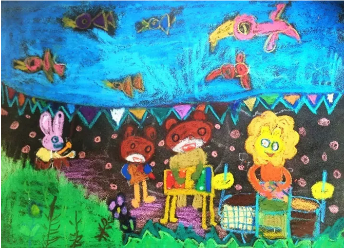 砂纸画 | 当油画棒遇到砂纸，不一样的色彩就这样碰撞出来了！-幼师课件网第6张图片