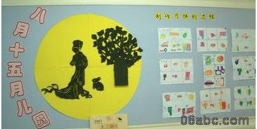 幼儿园中秋节主题墙-幼师课件网第7张图片