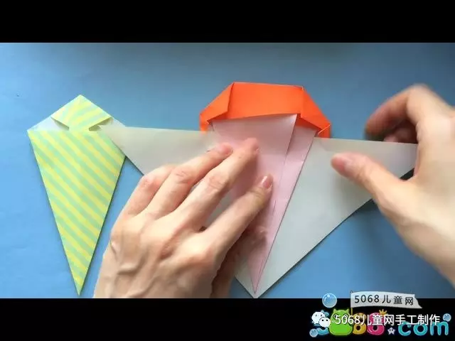 手工 | 夏天就该玩这些折纸~三款冰淇淋任你挑选-幼师课件网第50张图片