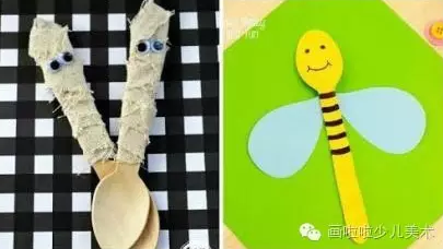 勺子手工 | 幼儿园最创意的材料之一！家长老师都忍不住收藏了-幼师课件网第5张图片