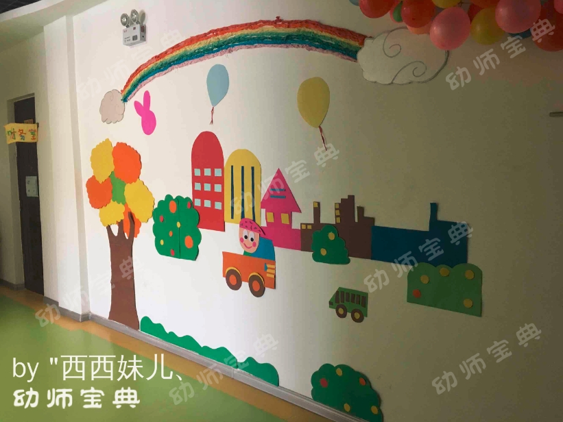 环创 | 春季开学走廊环创与吊饰-幼师课件网第3张图片