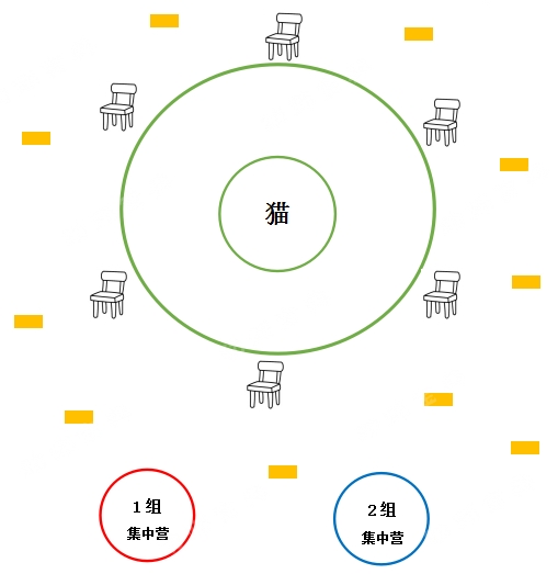 大班户外体育游戏 | 新猫和老鼠-幼师课件网第2张图片