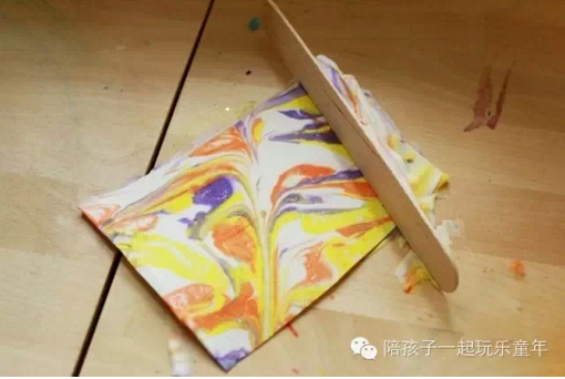 肌理探索—剃须泡泡画（建议3岁以上孩子）-幼师课件网第8张图片