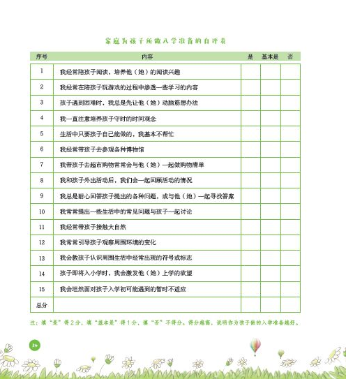 2019年全国学前教育宣传月宣传手册全文：科学做好入学准备！-幼师课件网第36张图片