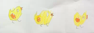 科学小实验——小鸡转身-幼师课件网第2张图片
