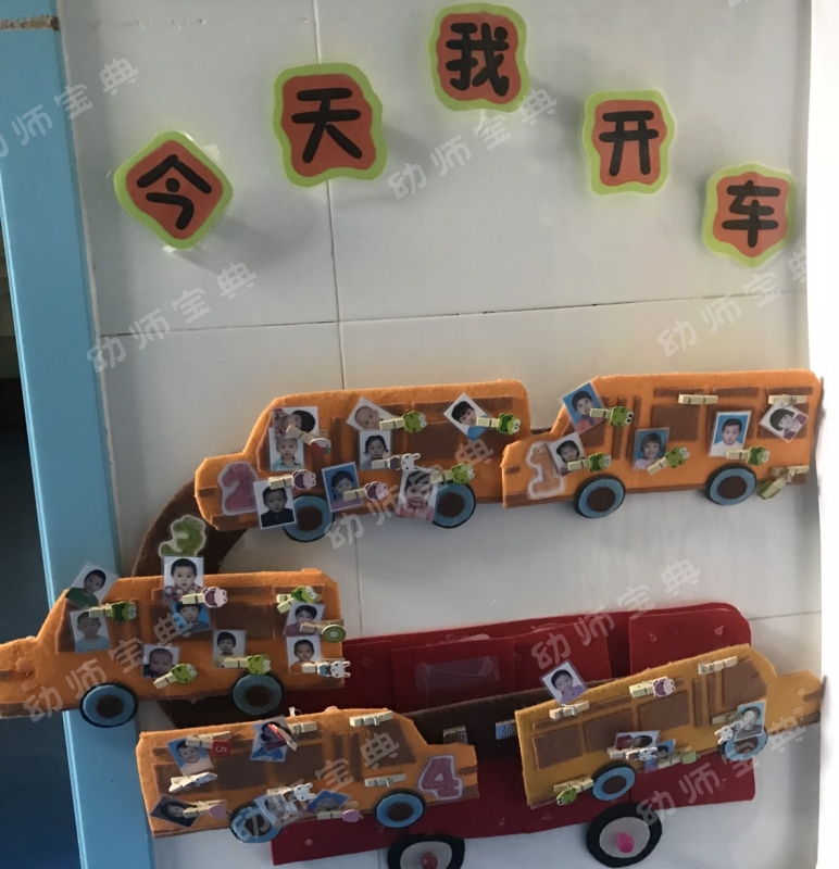 主题墙 | 新开学，开着车子上幼儿园最拉风-幼师课件网第28张图片