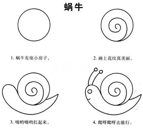 果断收藏 | 带口诀的简笔画，孩子看完就会画！-幼师课件网第26张图片