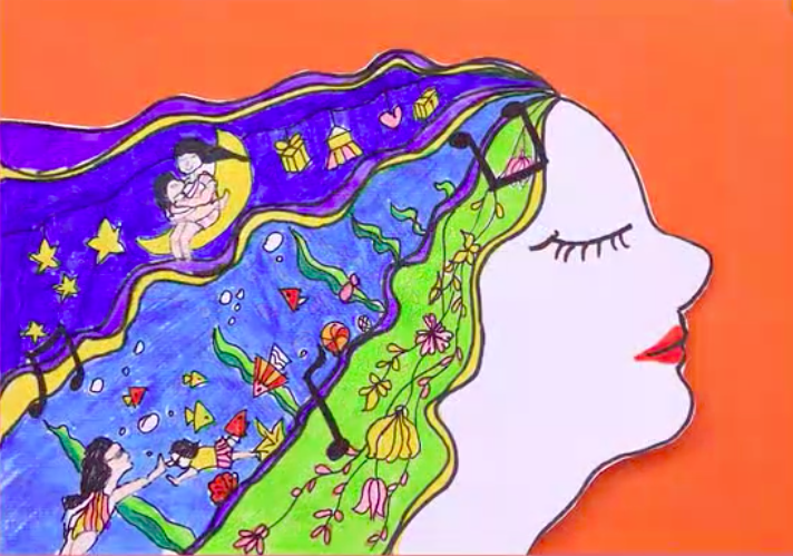 绘画 | 三八节、母亲节就该画画妈妈的头发-幼师课件网第2张图片