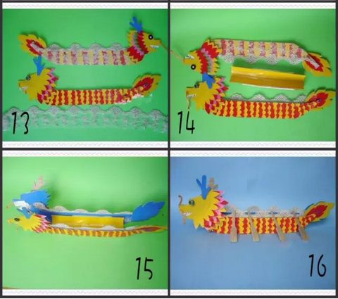 端午手工 | 4款可爱的龙舟手工陪你庆端午！-幼师课件网第5张图片
