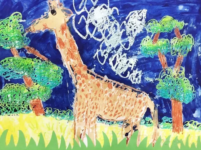 砂纸画 | 当油画棒遇到砂纸，不一样的色彩就这样碰撞出来了！-幼师课件网第22张图片