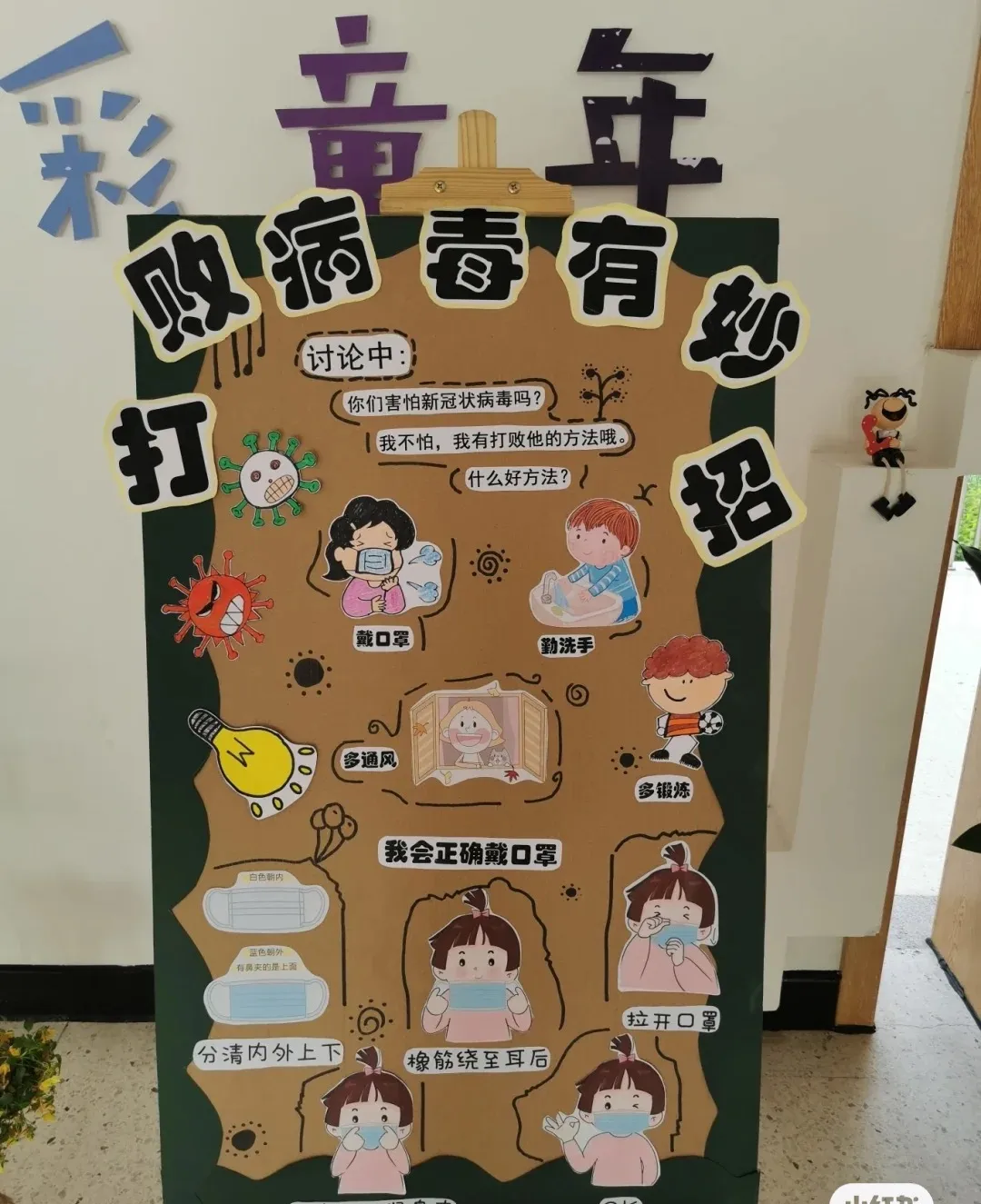 环创 | 防疫海报科普篇，让孩子更生动、更直观了解！-幼师课件网第7张图片