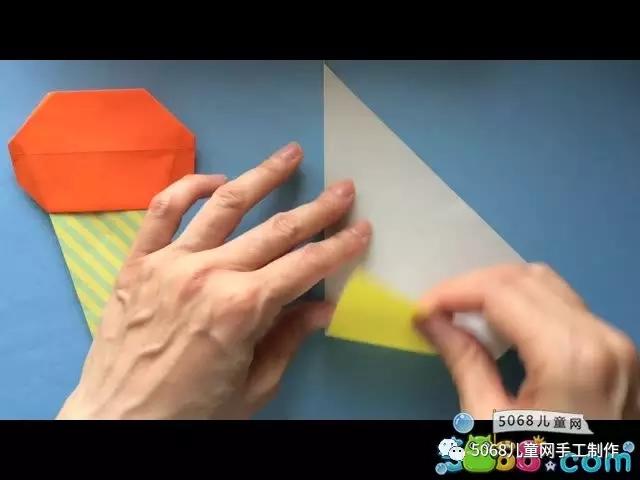 手工 | 夏天就该玩这些折纸~三款冰淇淋任你挑选-幼师课件网第47张图片