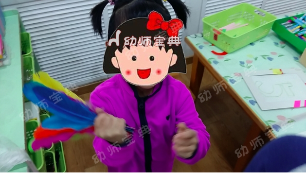 【学习故事】两个“鸡毛毽子”-幼师课件网第1张图片