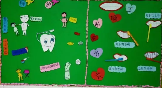 主题墙"保护牙齿“1-幼师课件网第2张图片