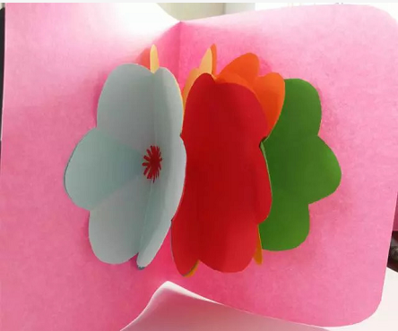 教师节手工 | 多款立体花朵贺卡，给老师送上专属于你的祝福吧-幼师课件网第17张图片
