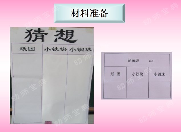 说课稿案例 | 大班探究活动——会翻跟头的小胶囊-幼师课件网第6张图片