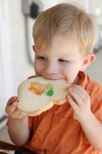 可以帮助改正挑食的手工：彩虹土司（国外)-幼师课件网第9张图片