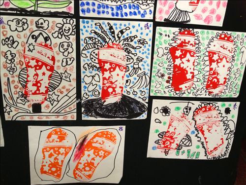 有趣的鞋印画-幼师课件网第4张图片