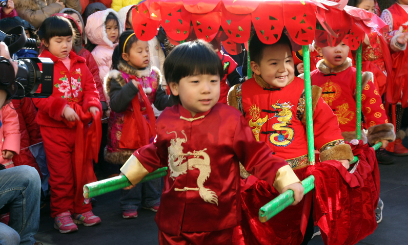 幼儿园教师教学笔记：“逛庙会”-幼师课件网第1张图片