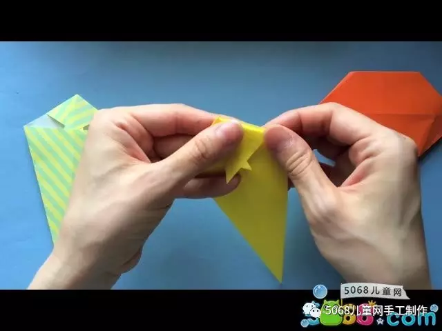 手工 | 夏天就该玩这些折纸~三款冰淇淋任你挑选-幼师课件网第54张图片