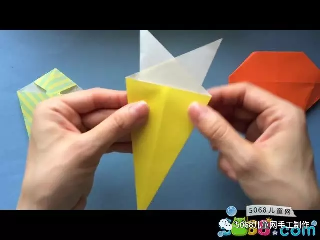 手工 | 夏天就该玩这些折纸~三款冰淇淋任你挑选-幼师课件网第53张图片