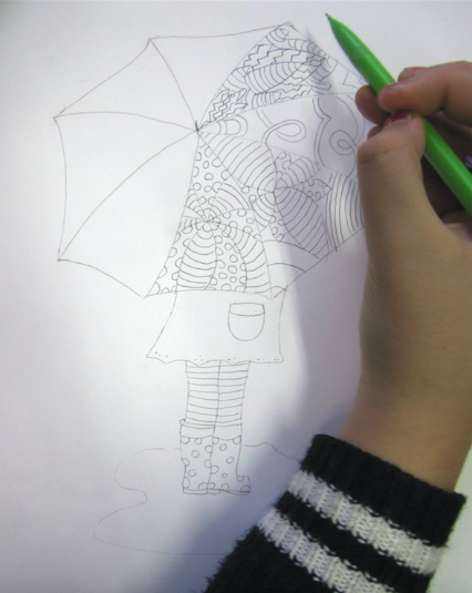 绘画 | 最美的是下雨天，和你打过的伞-幼师课件网第15张图片