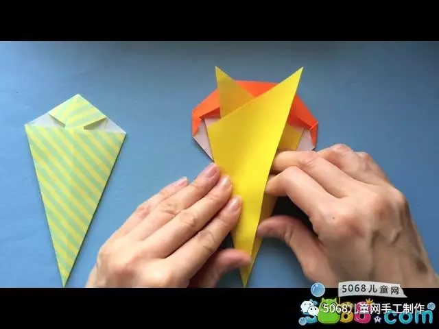 手工 | 夏天就该玩这些折纸~三款冰淇淋任你挑选-幼师课件网第52张图片
