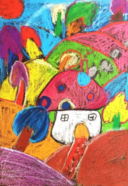 砂纸画 | 当油画棒遇到砂纸，不一样的色彩就这样碰撞出来了！-幼师课件网第19张图片