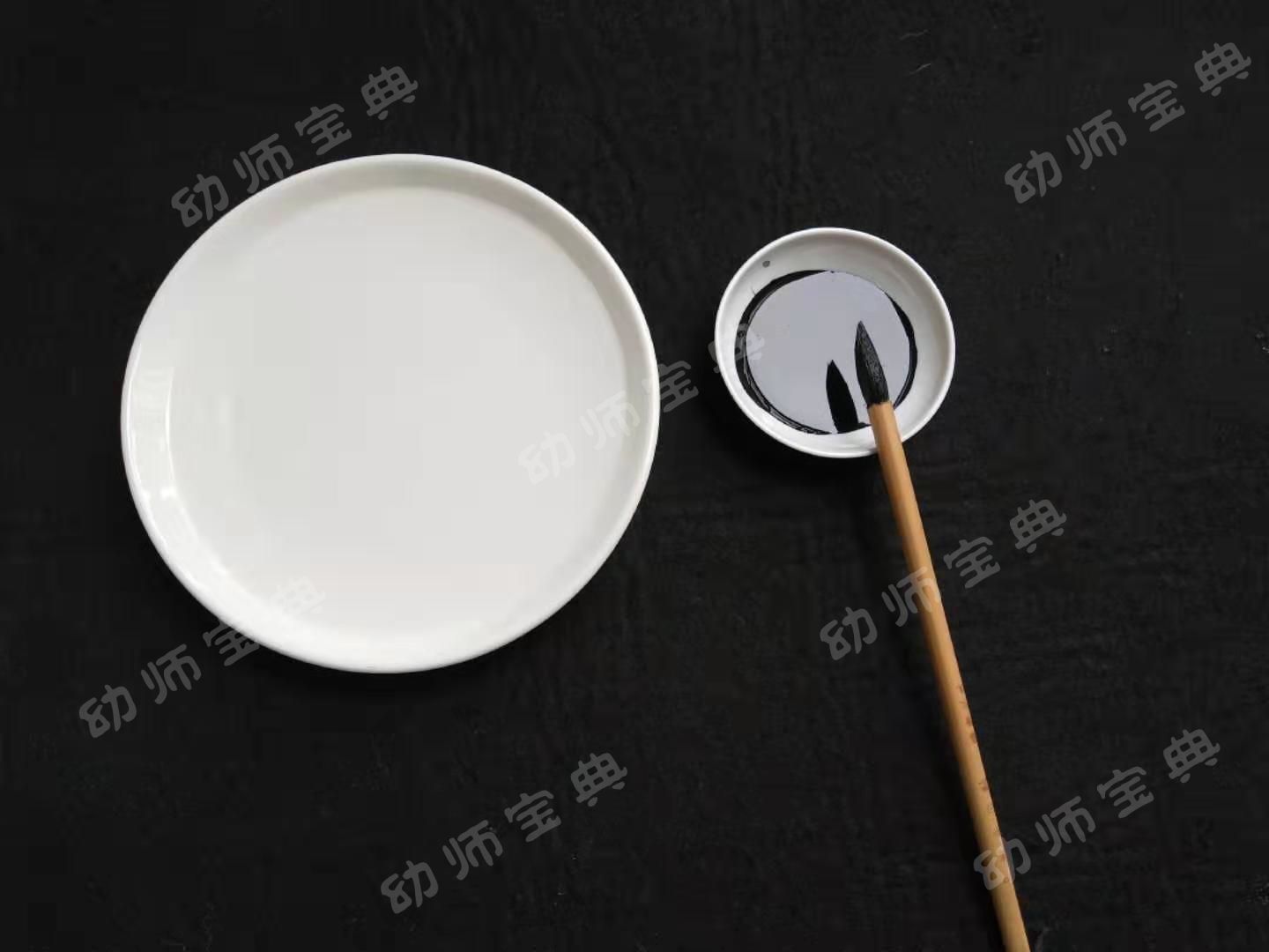国画启蒙(二) | 墨色氤氲，来和水墨做游戏-幼师课件网第11张图片