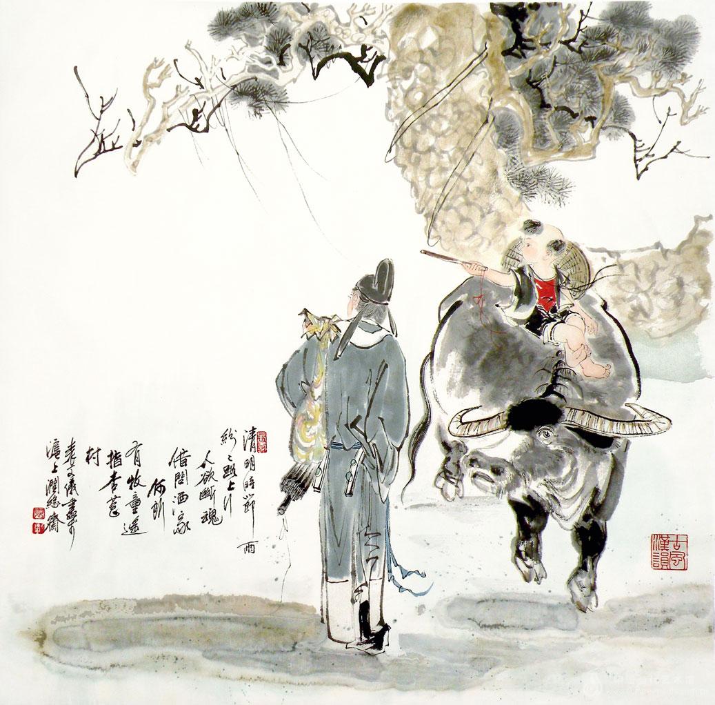 大班语言活动：古诗《清明》-幼师课件网