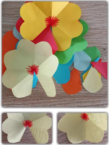 教师节手工 | 多款立体花朵贺卡，给老师送上专属于你的祝福吧-幼师课件网第9张图片