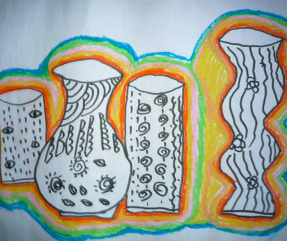 教案 | 中班艺术领域绘画活动《花瓶线描画》-幼师课件网第3张图片