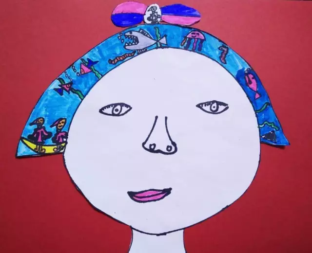 绘画 | 三八节、母亲节就该画画妈妈的头发-幼师课件网第9张图片