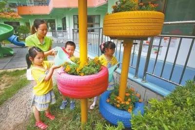 废旧轮胎72变--种植花草篇-幼师课件网第6张图片