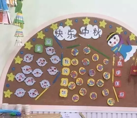 中秋节环创 | 中秋主题墙、吊饰大合集-幼师课件网第13张图片