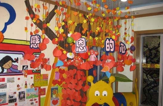 幼儿园感恩节活动墙面布置-幼师课件网第5张图片